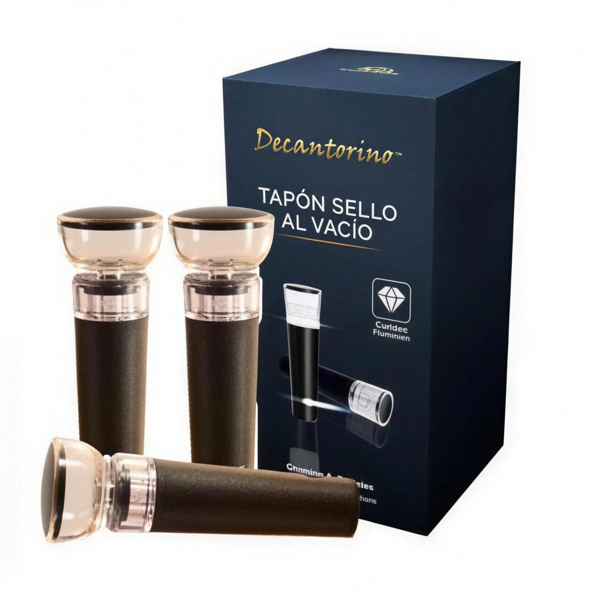 Set de 3 tapones al vacío